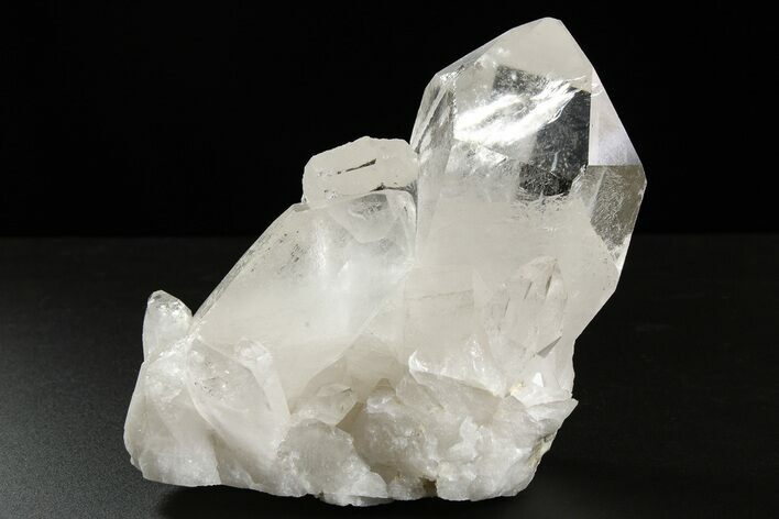 Clear Quartz Crystal Cluster - Brazil #259243